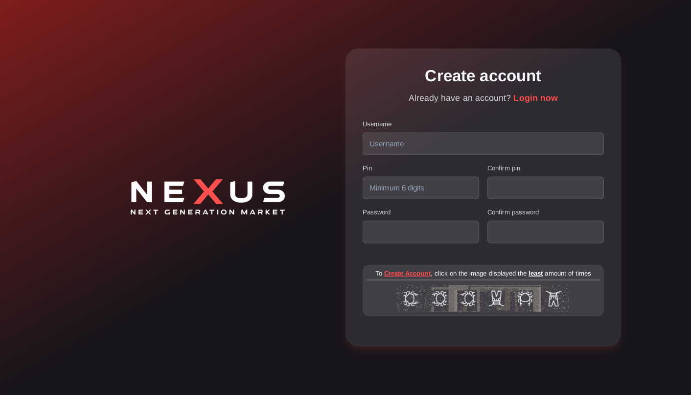 Nexus Market vendor profile